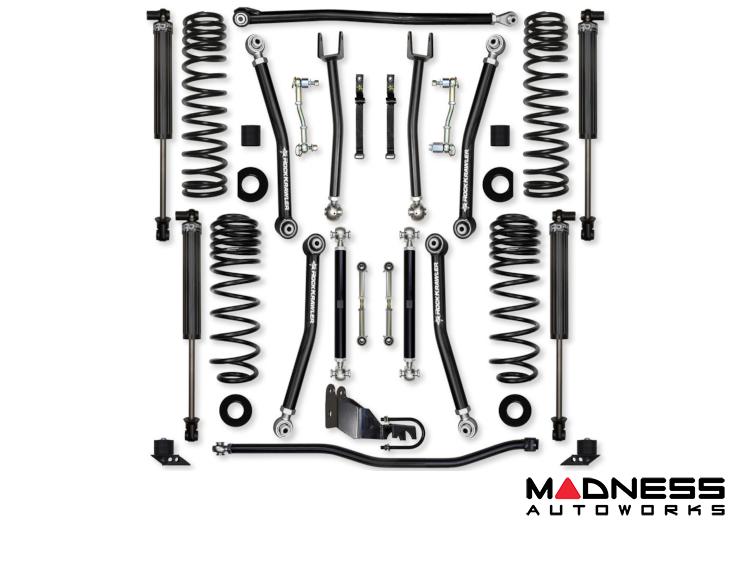 Jeep Wrangler JL Lift Kit - Rock Krawler - Adventure X - Stage 1 - 2018+ Jeep Wrangler JL Lift Kit - Rock Krawler - Adventure X - Stage 1 - 2018+